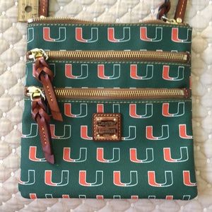 Dooney & Bourke Miami Hurricanes collegiate crossbody
